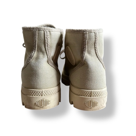 Palladium Unisex Pampa Hi Canvas Boots In  Sahara/Ecru US W 7/ M 5.5 - Picture 7 of 10